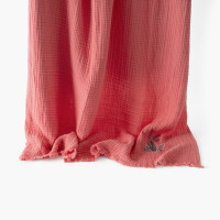 Aruba petal cotton gauze throw
