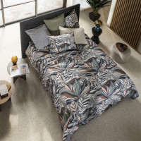 Reversible organic cotton comforter cover Ysée