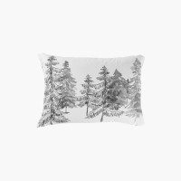 Grizzli cotton percale reversible rectangular pillow case