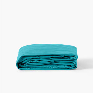 Drap housse percale de coton Neo canard