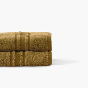 Serviette de toilette coton Lola II bronze
