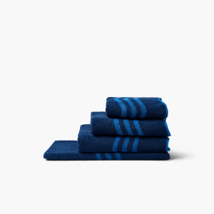 Parure de bain coton Ondalys marine