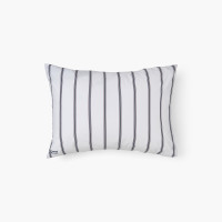Taie d'oreiller rectangulaire coton Neo marine rayure