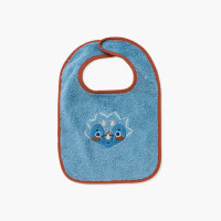 Bib Dinoful Bleu Celeste