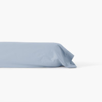 Taie de traversin coton Neo bleu ciel