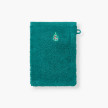 Gant de toilette coton bio Bundi émeraude