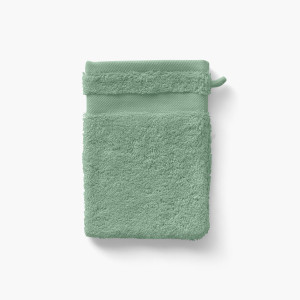 Gant de toilette coton Lola II sauge