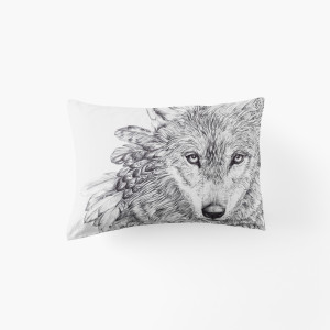 Taie d'oreiller rectangulaire coton Ietulou