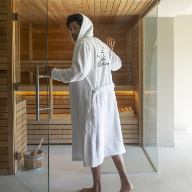 Men's bathrobe cotton Jakè x Carré Blanc