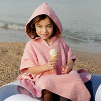 Poncho Lino Soft Pink