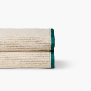 Drap de bain Bundi coton bio crème