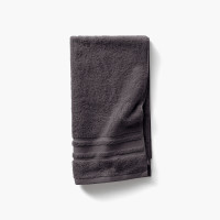 Lola II anthracite cotton guest towel