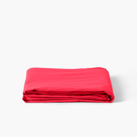 Neo raspberry cotton percale bed sheet