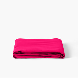 Neo magenta cotton percale bed sheet