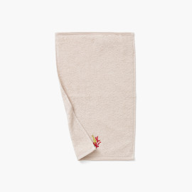 Hand towel sand Recif in cotton