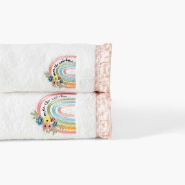Rêve d&apos;or organic cotton bath towel white