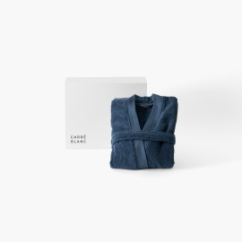 Romeo blue bathrobe gift set for men