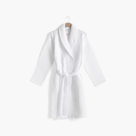Women&apos;s shawl collar bathrobe Circles