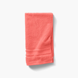 Lola II coral cotton bath towel