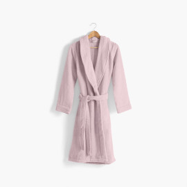 Ella powder women&apos;s bathrobe in soft cotton