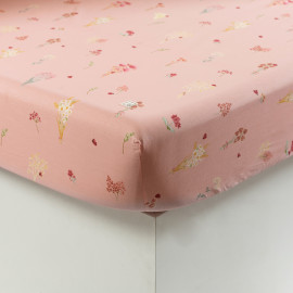 Fitted sheet pure organic cotton Raphia