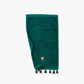 Emerald Papyrus cotton guest towel
