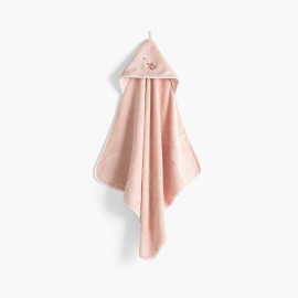 Illumine old pink organic cotton bath cape