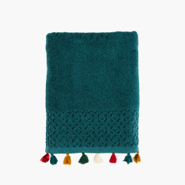 Towel cotton Bukhara duck blue
