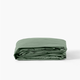 Fitted sheet percale cotton off-the-rib Neo thym