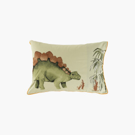 Rectangular pillowcase pure organic cotton Dinotopi