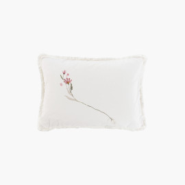 Pure organic washed cotton rectangular pillow case Ô Gaïa