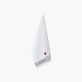 Monamour white cotton guest towel