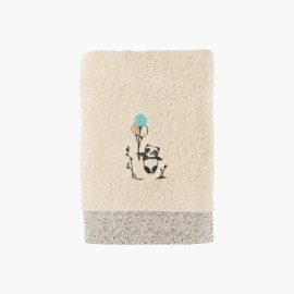 Festine cream organic cotton towel