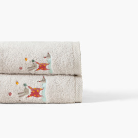 Féeries Ivory cotton bath towel