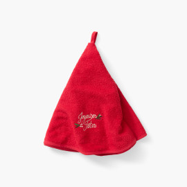Tradition red cotton hand towels