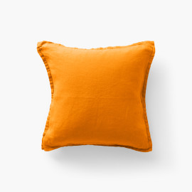 Linen cushion cover Songe curcuma