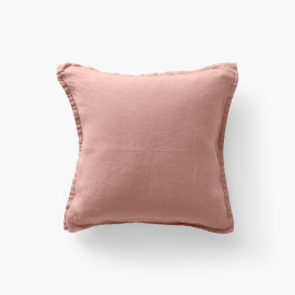 Songe ash pink linen cushion cover