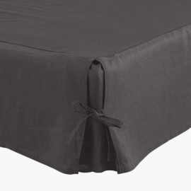 Songe charcoal bed cover
