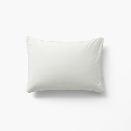 Rectangular pillowcase in pure organic washed cotton Souffle nuage