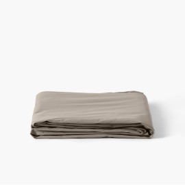 Neo Percale Cotton Flat Sheet in Linen