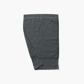 Source Organic Terry Cotton Guest Towel in Charcoal
