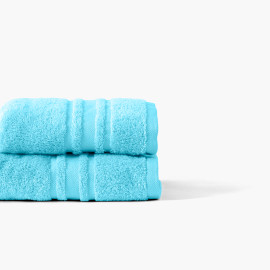 Lola II turquoise cotton bath sheet