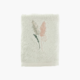 Pampa II jade cotton and bamboo viscose towel