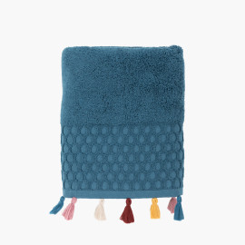 Towel cotton Bombay blue