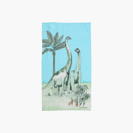 Dinotopi printed beach bag