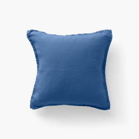 Linen cushion cover Songe china blue