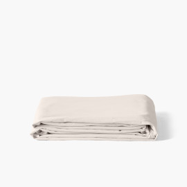 Souffle vanille bed sheet in pure organic washed cotton