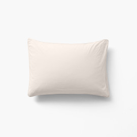 Souffle vanille organic pure washed cotton rectangular pillowcase