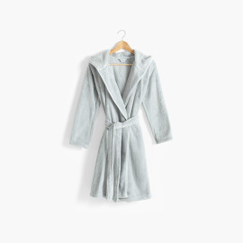 Elsa hooded fleece dressing gown for teenagers