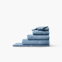 Parure de bain coton Zéphire baltique marin